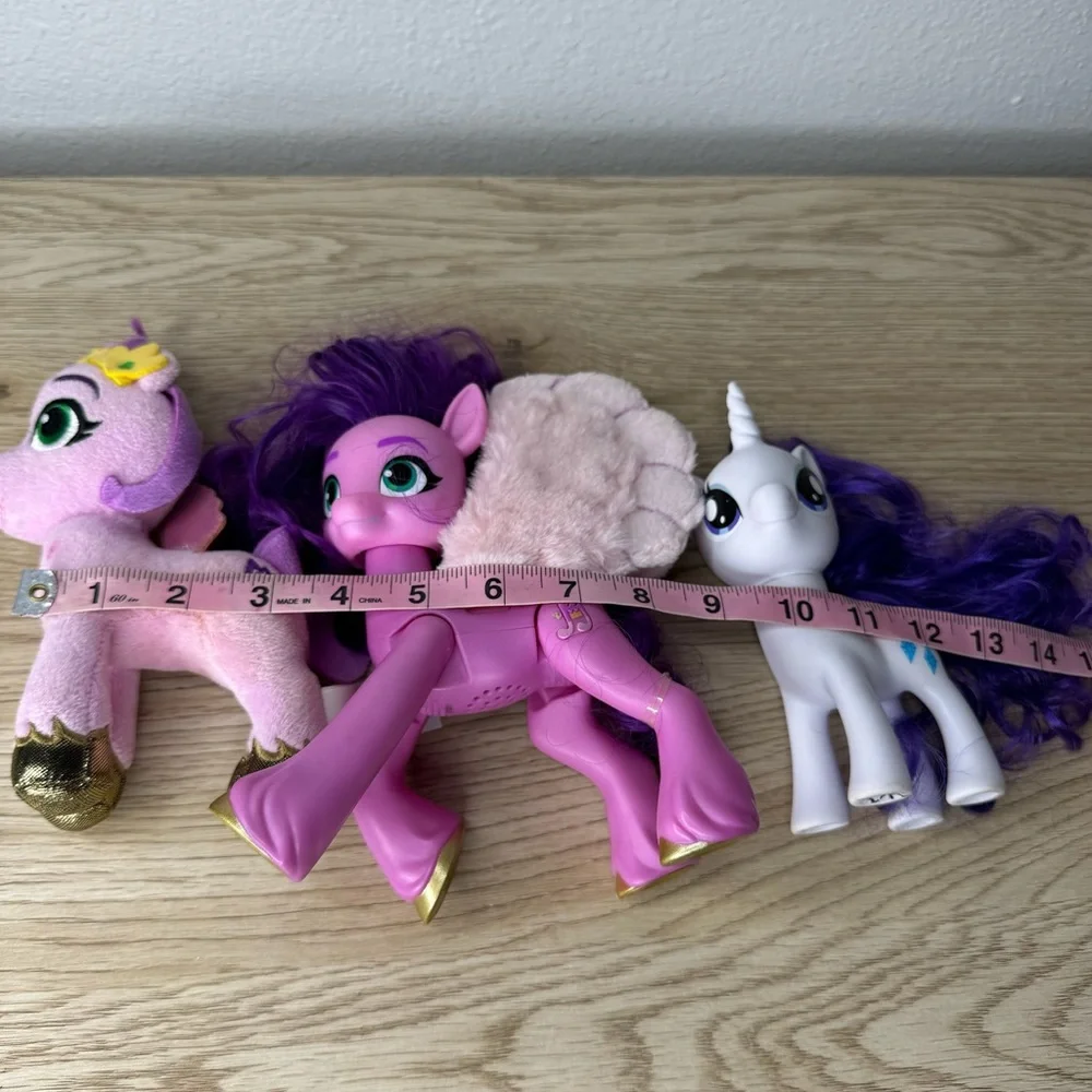 My Little‎ Pony MLP Lot of 3 Toys Princess Petals Singing Star - Rarity - Pipp